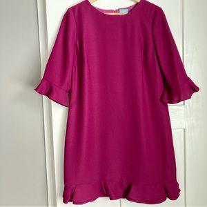 CeCe By Cynthia Steffe Kate Ruffle Hem Shift Dress